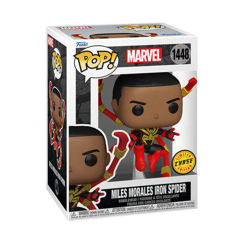 Funko Pop! Spider-Man Comics Miles Morales Iron Spider w/ Chase