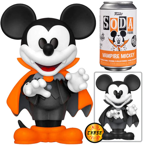 Funko Pop! Vinyl Soda Mickey Mouse Vampire Mickey W/ Chase