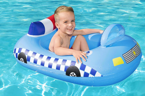 Bestway Funspeakers Police Car Baby Boat Float 97x74cm