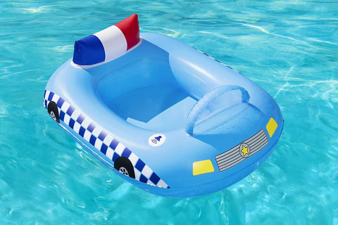 Bestway Funspeakers Police Car Baby Boat Float 97x74cm