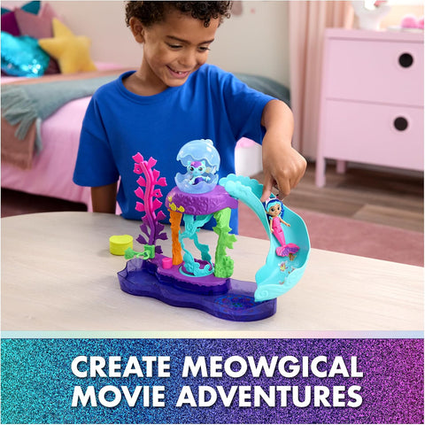 Gabby's Dollhouse The Movie 'MerCat's' Colorful Kitty Aquarium Playset