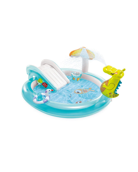 Intex Gator Inflatable Play Center With Slide 200x170x84cm