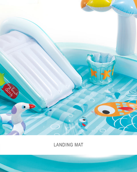 Intex Gator Inflatable Play Center With Slide 200x170x84cm