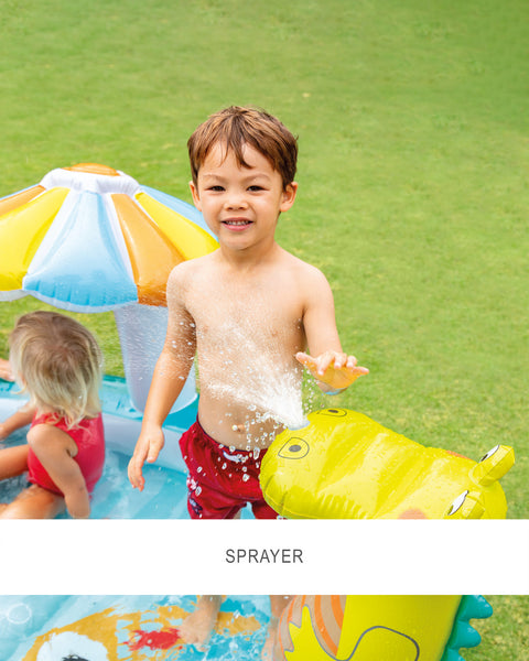 Intex Gator Inflatable Play Center With Slide 200x170x84cm