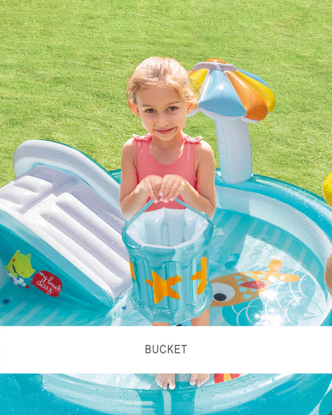 Intex Gator Inflatable Play Center With Slide 200x170x84cm