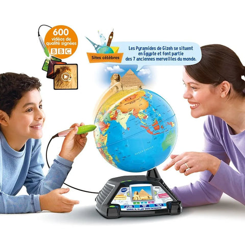 VTech Genius XL Globe Video Interactif, French