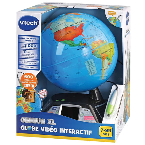 VTech Genius XL Globe Video Interactif, French