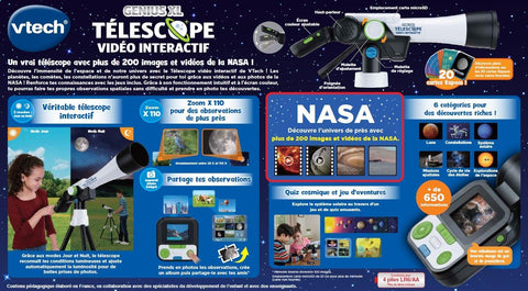 VTech Genius XL Télescope Vidéo Interactif