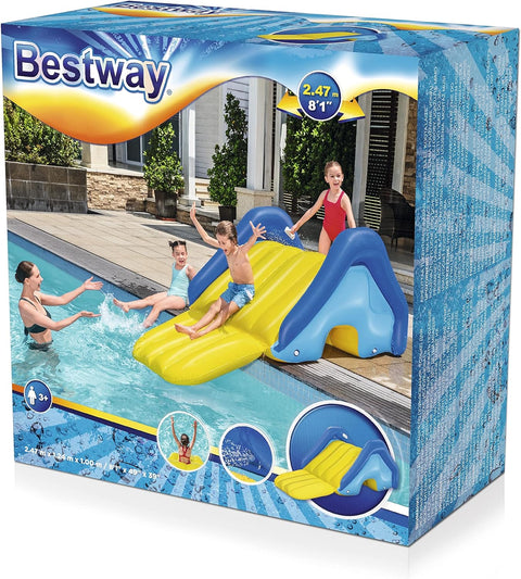 Bestway Giant Inflatable Pool Water Slide 247x124x100cm