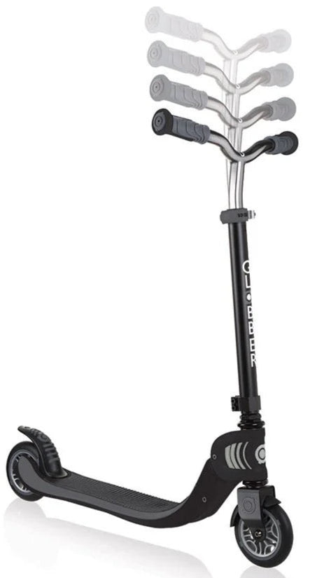 Globber Flow Foldable 125 Black Grey 6+ Years