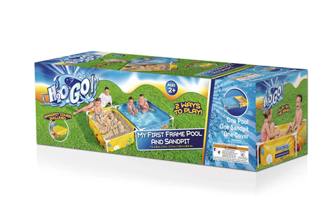 Bestway H2OGO! My First Frame Pool And Sandpit 213x122x30.5cm