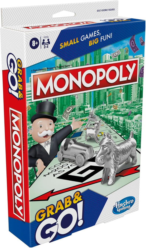 Hasbro Gaming Monopoly Grab and Go Game