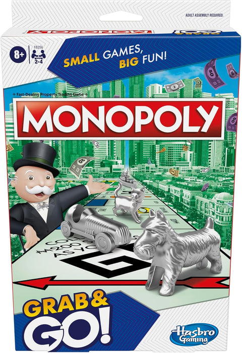 Hasbro Gaming Monopoly Grab and Go Game
