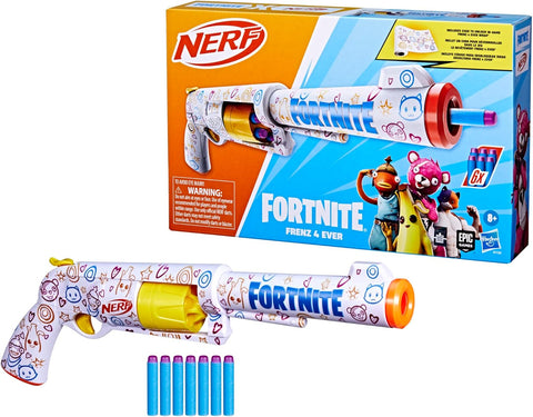 Hasbro Nerf Fortnite Frenz 4 Ever Blaster Dart Blaster