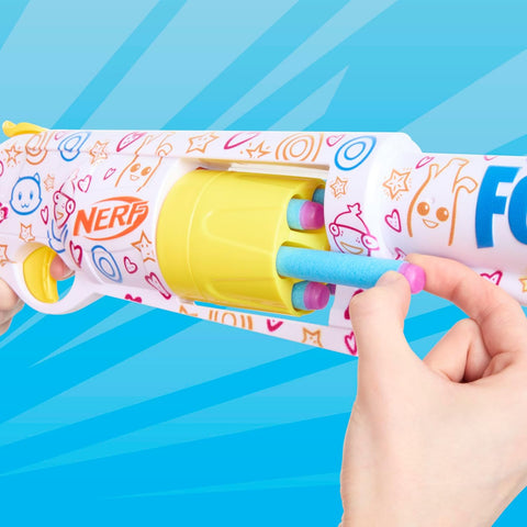 Hasbro Nerf Fortnite Frenz 4 Ever Blaster Dart Blaster