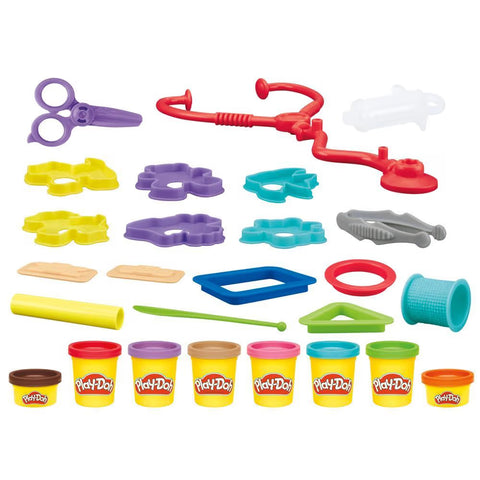 Hasbro Play-Doh Create & Care Vet Playset, 18 Pieces