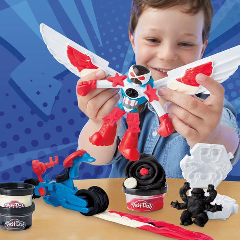 Hasbro Play-Doh Marvel Captain America Moto-Slicer Playset