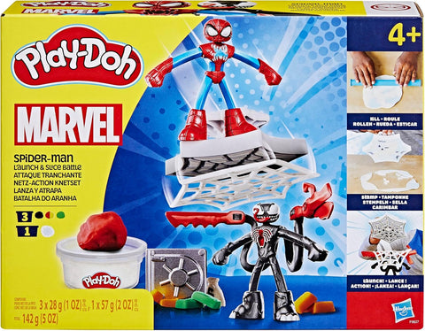 Hasbro Play-Doh Marvel Spider-Man Launch & Slice Battle Playset