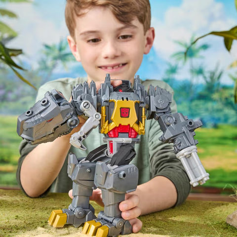 Hasbro Transformers Cyberworld Grimlock Chomp & Battle 9-Inch Action Figure