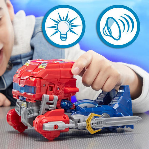 Hasbro Transformers One Power Flip Optimus Prime (Orion Pax) Action Figure 10-inch