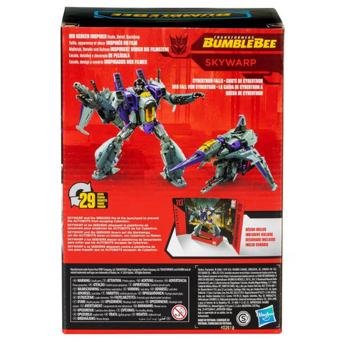 Hasbro Transformers Studio Series Voyager Transformers: Bumblebee 113 Skywarp Action Figure 6.5-inches
