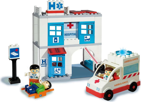 Unico Plus Hospital Building and Ambulance 85 Pieces