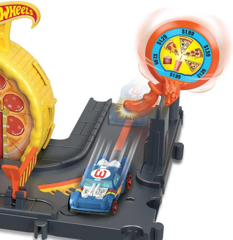 Hot Wheels City Speedy Pizza Pick-Up Track Set