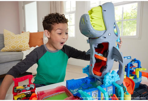 Hot Wheels City Ultra Shark Car Wash Playset