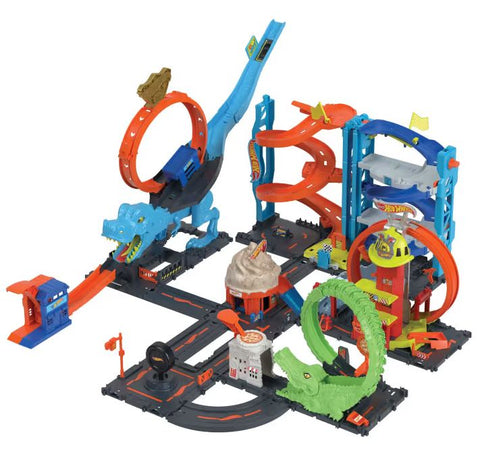 Hot Wheels Dowtown Ice Cream Swirl City Track Set