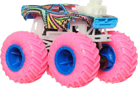 Hot Wheels Monster Trucks Die-Cast 1:64 Scale Truck Glow in The Dark Assorted