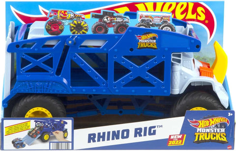 Hot Wheels Monster Trucks Monster Mover Rhino Hauler