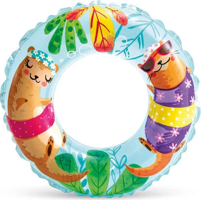 Intex Inflatable Transparent Ring Swim Tube 61cm