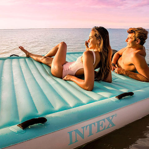 Intex Floating Water Lounge Mat 310x183x18cm