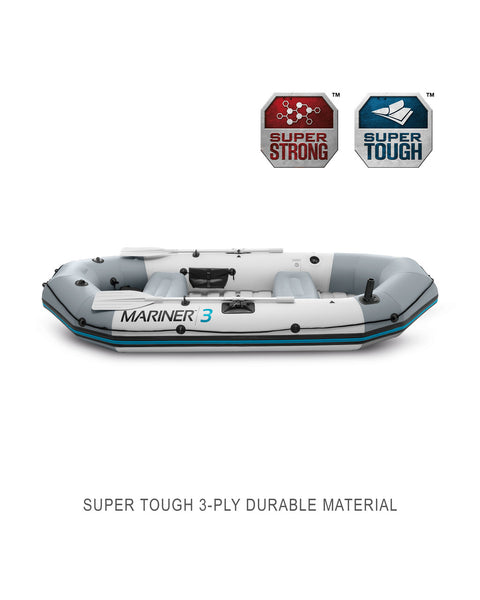 Intex Mariner 3 Inflatable Boat Set 3 Person 302x128x49cm