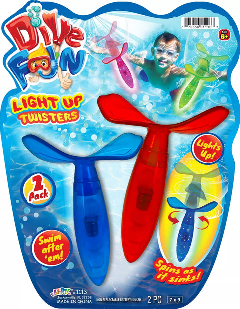 Jaru Dive Fun Light Up Twisters Assorted