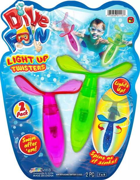 Jaru Dive Fun Light Up Twisters Assorted