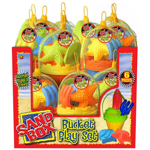 Jaru Sand Box Bucket Play Set Assorted