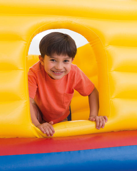 Intex Jump-O-Lene Inflatable Bouncer Castle House 175x175x135cm