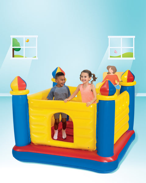 Intex Jump-O-Lene Inflatable Bouncer Castle House 175x175x135cm