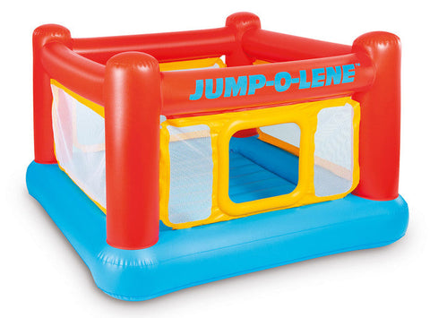 Intex Jump-O-Lene Inflatable Bouncer Play House 174x174x112cm