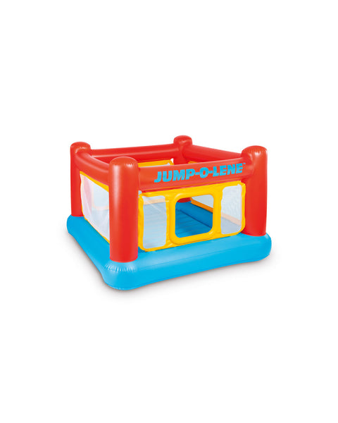 Intex Jump-O-Lene Inflatable Bouncer Castle House 175x175x135cm