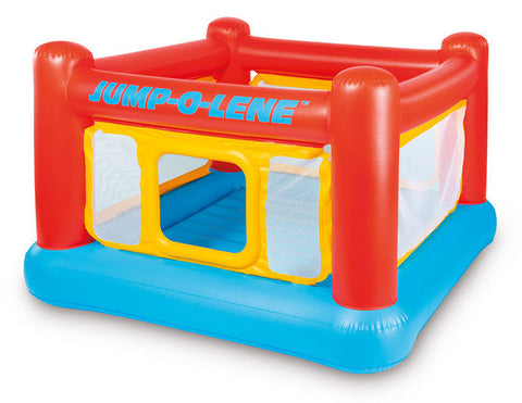 Intex Jump-O-Lene Inflatable Bouncer Play House 174x174x112cm
