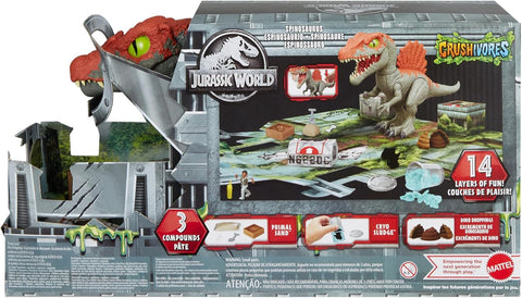Jurassic World Crushivores Spinosaurus Cage Crasher Dinosaur Figure