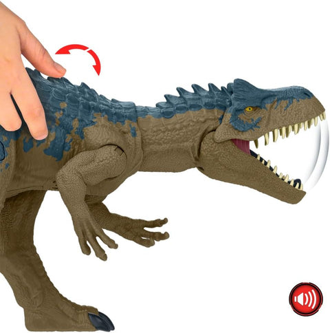 Jurassic World Ruthless Rampagin Allosaurus Dinosaur With Attack Move & Roar Sound hrx50