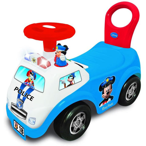 Kiddieland Disney Mickey Mouse Police Car Lights N' Sounds Activity Ride-On