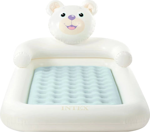 Intex Kidz Travel Bear Bed With Hand Pump 178x114x25cm