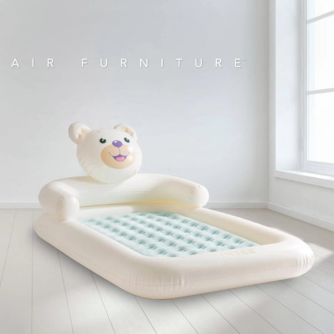 Intex Kidz Travel Bear Bed With Hand Pump 178x114x25cm