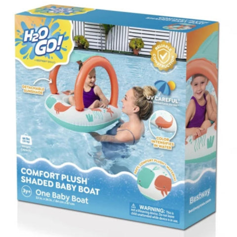 Bestway Comfort Plush Shaded Baby Boat 84x67cm