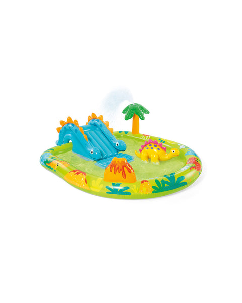 Intex Little Dino Inflatable Play Center With Slide 192x152x58cm