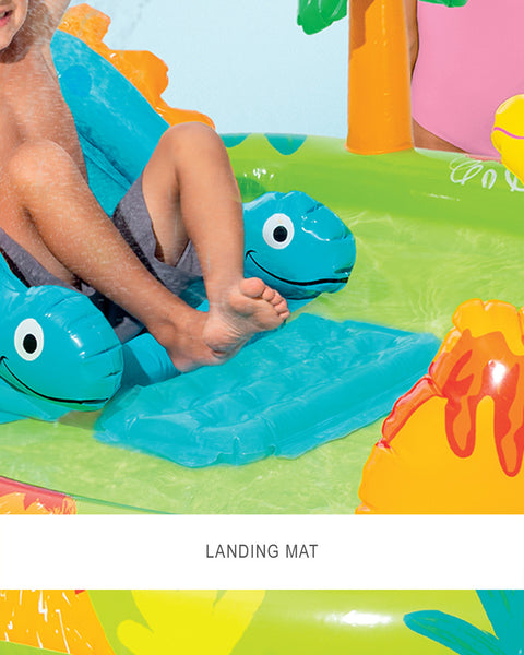 Intex Little Dino Inflatable Play Center With Slide 192x152x58cm